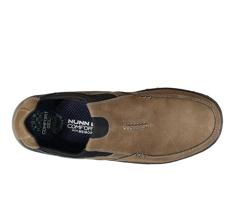 Men's Nunn Bush Quest Moc Toe Slip On Shoes