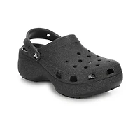 Women's Crocs Classic Platform Glitter Clogs