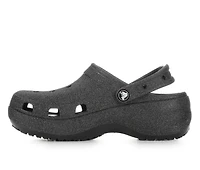 Women's Crocs Classic Platform Glitter Clogs