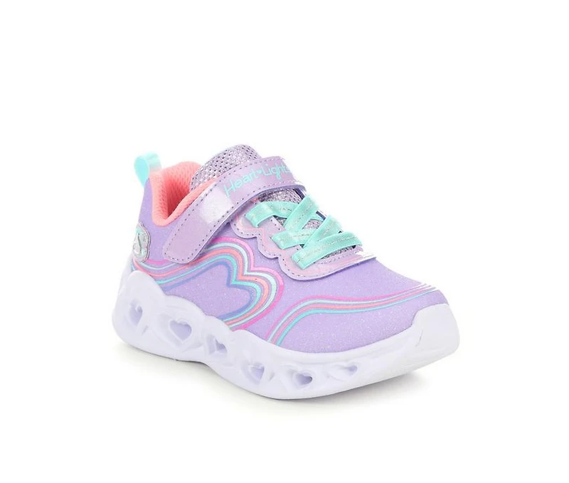 Girls' Skechers Toddler Heart Lights Lovely Light-Up Shoes
