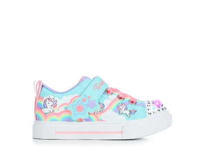 Girls' Skechers Toddler Twinkle Sparks Toes Light-Up Sneakers
