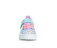 Girls' Skechers Toddler Twinkle Sparks Toes Light-Up Sneakers