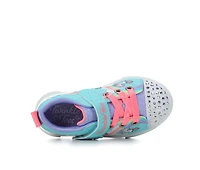Girls' Skechers Toddler Twinkle Sparks Toes Light-Up Sneakers
