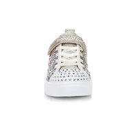Girls' Skechers Little Kid Sparkle Sequins So Bright Twinkle Toes Light-Up Sneakers