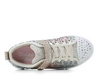 Girls' Skechers Little Kid Sparkle Sequins So Bright Twinkle Toes Light-Up Sneakers