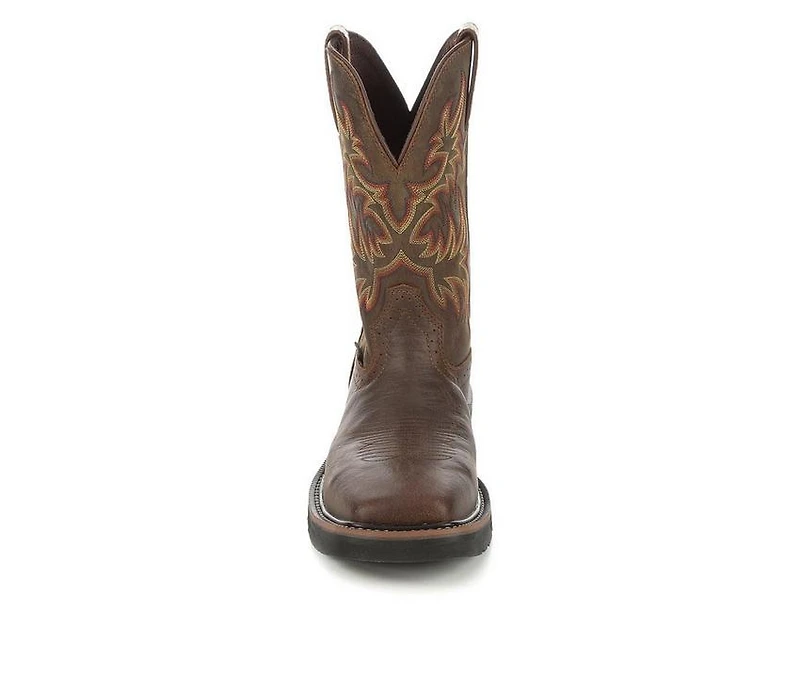 Men's Justin Boots SE4682 Stampede Steel Toe Cowboy