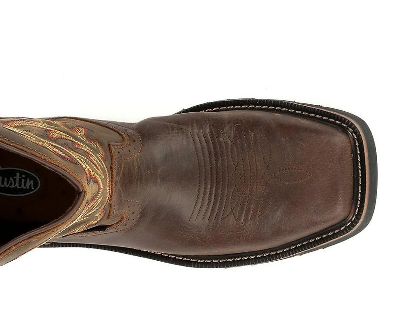 Men's Justin Boots SE4682 Stampede Steel Toe Cowboy