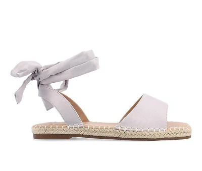 Women's Journee Collection Emelie Espadrille Tie-Up Sandals