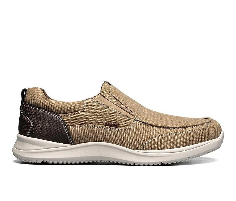 Men's Nunn Bush Conway Canvas Moc Toe Slip-On Shoes