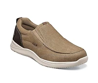 Men's Nunn Bush Conway Canvas Moc Toe Slip-On Shoes