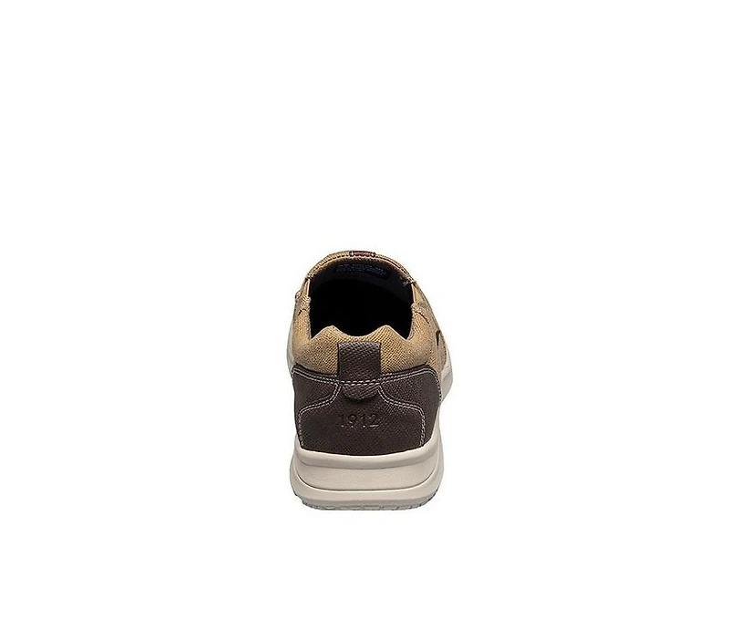 Men's Nunn Bush Conway Canvas Moc Toe Slip-On Shoes