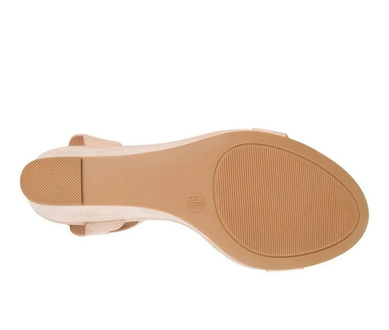 Women's Journee Collection Loucia Wedge Sandals