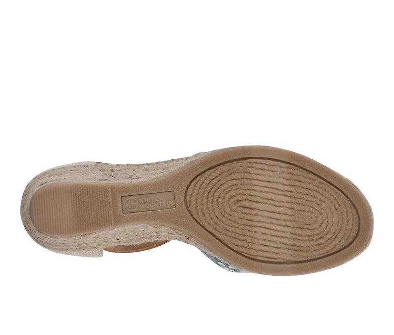 Women's White Mountain Mamba Espadrille Wedges