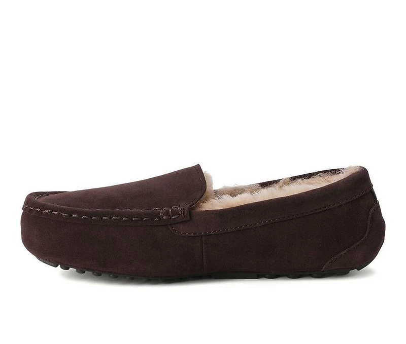 Fireside by Dearfoams Women's Mel Genuine Shearling Moccasin Slippers