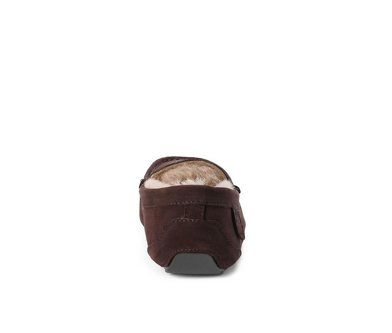 Fireside by Dearfoams Women's Mel Genuine Shearling Moccasin Slippers