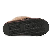 Fireside by Dearfoams Women's Sydney Genuine Sherling Scuff Slippers