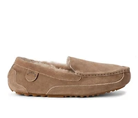 Fireside by Dearfoams Men's Melbourne Genuine Shearling Moccasin Slippers