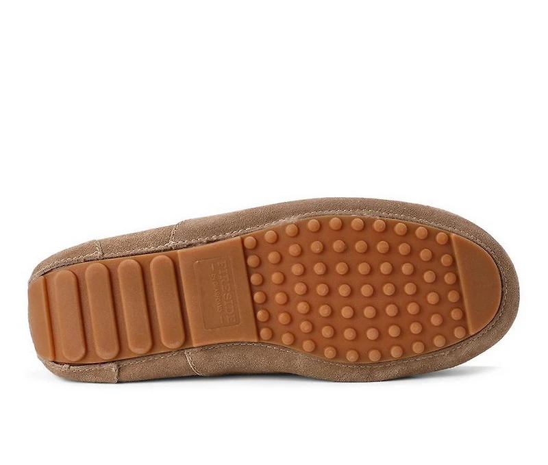 Fireside by Dearfoams Men's Melbourne Genuine Shearling Moccasin Slippers