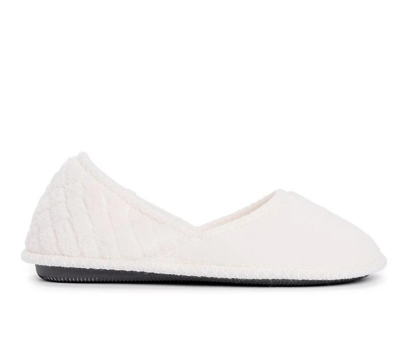 MUK LUKS Women's Beverly Micro Chenille Slip-on Slippers