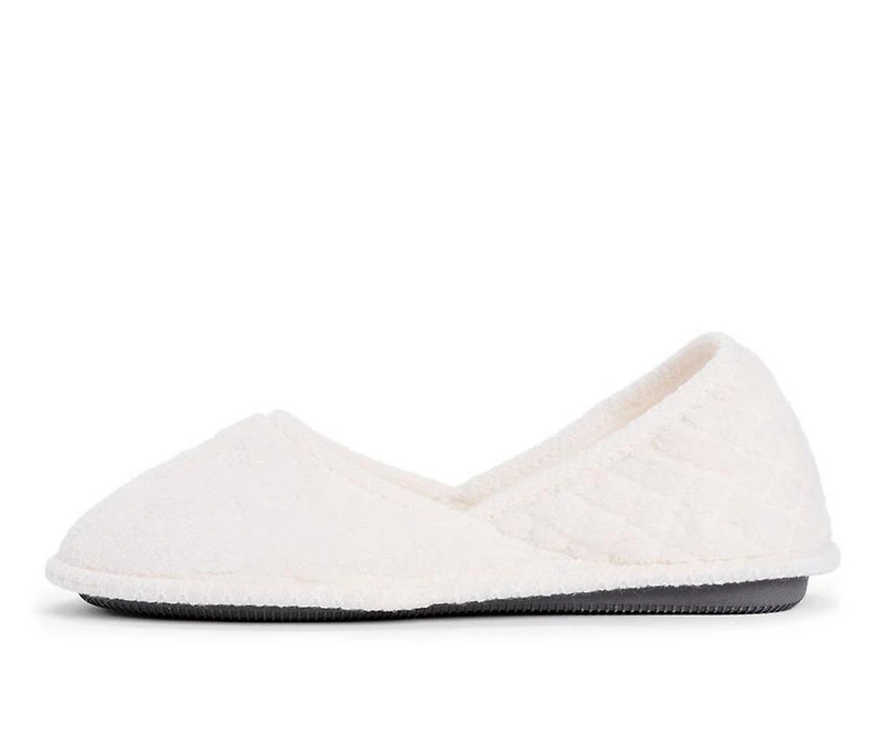 MUK LUKS Women's Beverly Micro Chenille Slip-on Slippers