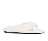 MUK LUKS Ada Micro Chenille Criss Cross Slippers
