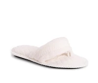 MUK LUKS Darlene Micro Chenille Thong Slippers