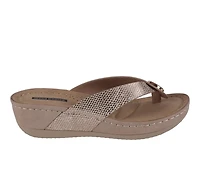 Women's GC Shoes Dafni Wedge Flip-Flops