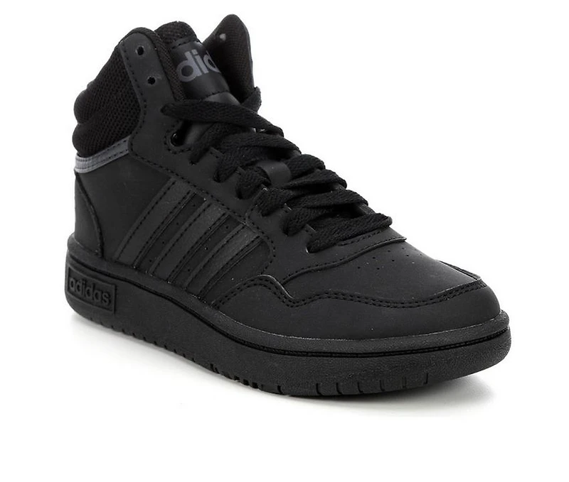 Boys' Adidas Little Kid & Big Hoops Mid 3.0 Sneakers