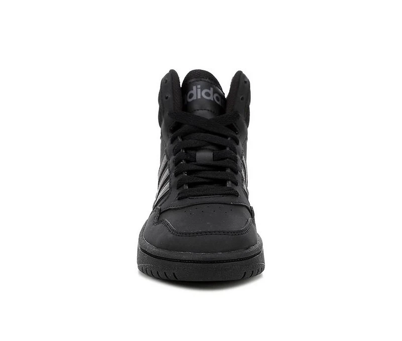 Boys' Adidas Little Kid & Big Hoops Mid 3.0 Sneakers