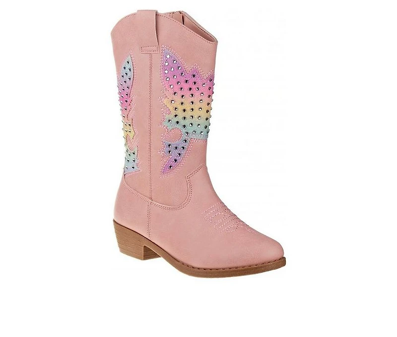 Girls' Kensie Girl Little Kid & Big Rhinestone Zip-Up Cowboy Boots