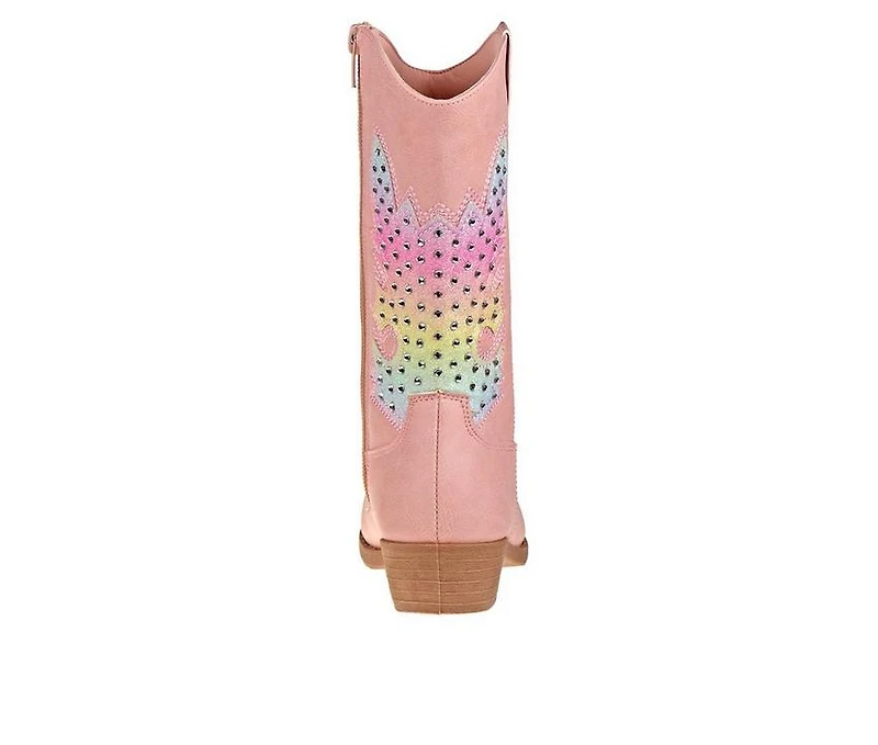 Girls' Kensie Girl Little Kid & Big Rhinestone Zip-Up Cowboy Boots