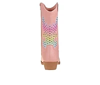 Girls' Kensie Girl Little Kid & Big Rhinestone Zip-Up Cowboy Boots