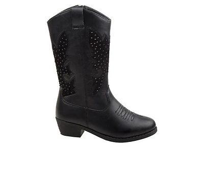Girls' Kensie Girl Toddler Rhinestone Zip-Up Cowboy Boots