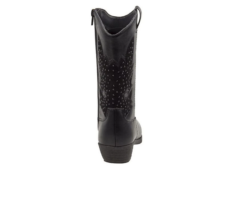 Girls' Kensie Girl Toddler Rhinestone Zip-Up Cowboy Boots