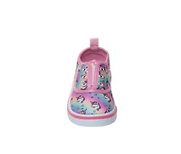 Girls' Laura Ashley Toddler 88656N Canvas Unicorn Sneakers