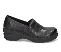 Women's Easy Works by Street Lead Black Tooled Slip-Resistant Clogs