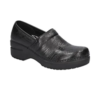 Women's Easy Works by Street Lead Black Tooled Slip-Resistant Clogs