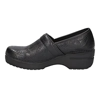 Women's Easy Works by Street Lead Black Tooled Slip-Resistant Clogs