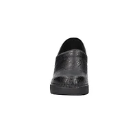 Women's Easy Works by Street Lead Black Tooled Slip-Resistant Clogs