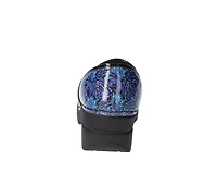 Women's Easy Works by Street Lead Navy Paisley Slip-Resistant Clogs