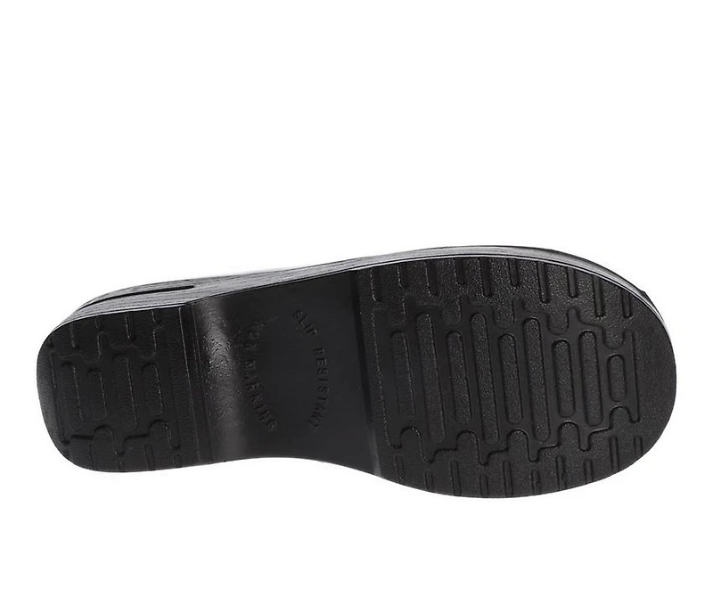 Women's Easy Works by Street Leeza Navy Paisley Slip-Resistant Clogs