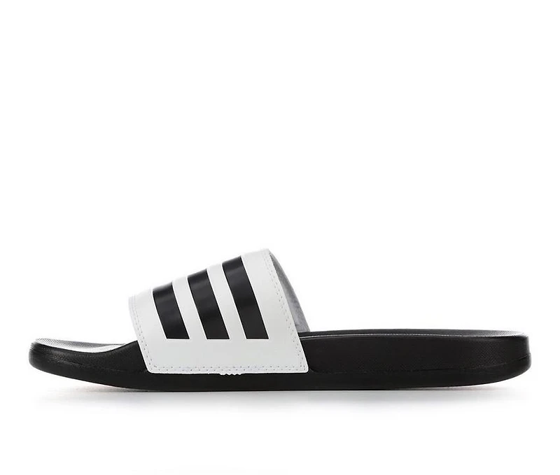 Women's Adidas Adilette Comfort Stripe Sport Slides
