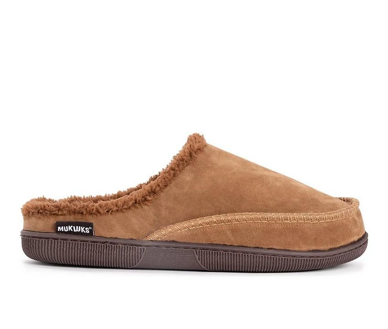 MUK LUKS Men's Faux Suede Clog Slippers