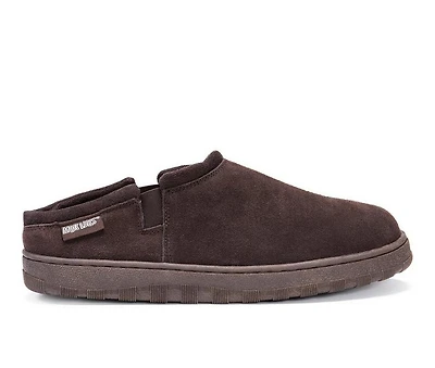 MUK LUKS Men's Matt Printed Berber Suede Clog Slippers