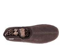 MUK LUKS Men's Matt Printed Berber Suede Clog Slippers