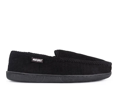 MUK LUKS Cordurory Moccasin with Flannel Lining Slippers
