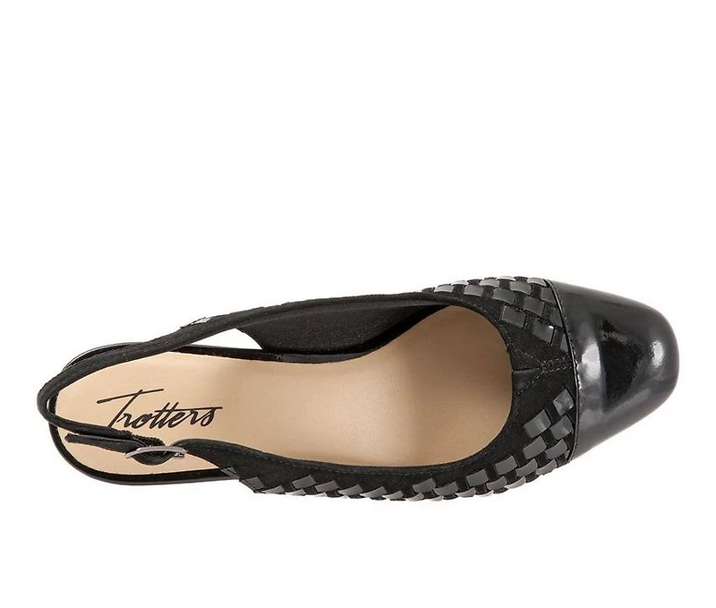 Women's Trotters Dea Woven Slingback Pumps