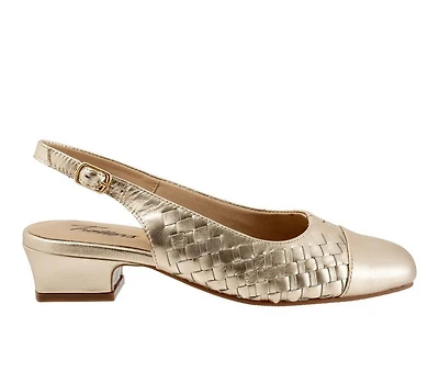 Women's Trotters Dea Woven Slingback Pumps