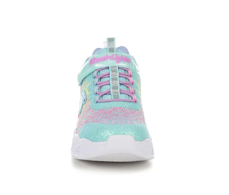 Girls' Skechers Little Kid & Big Flutter Heart Lights Loves Light-Up Sneakers