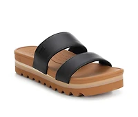 Women's Reef Banded Horizon Hi Platform Sandals